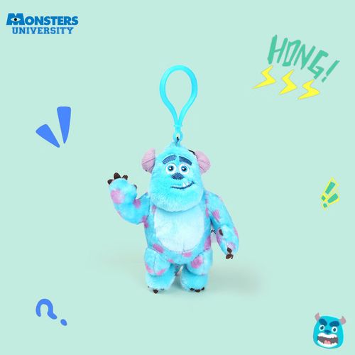 迪士尼(disney)原版怪兽大学毛怪苏利文大眼仔公仔毛绒挂件钥匙扣包包