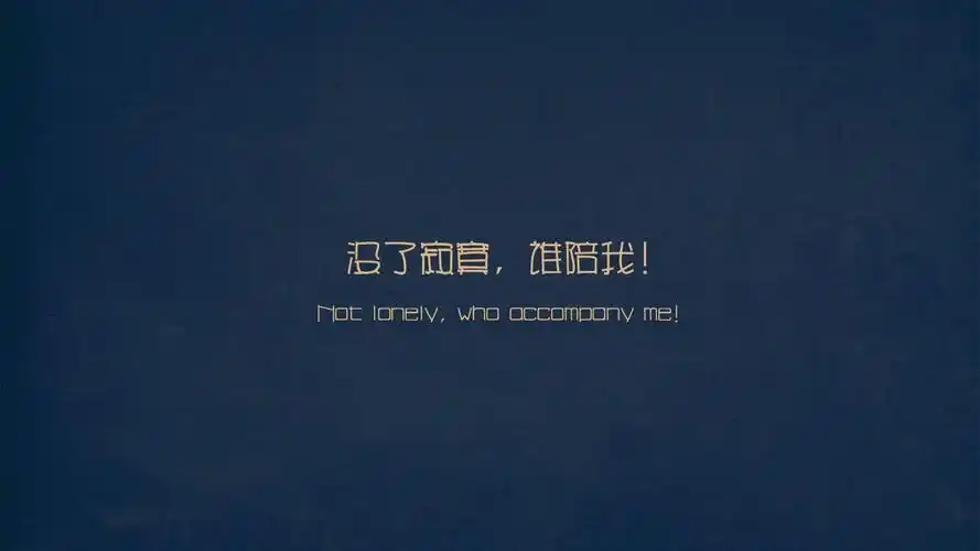 其它,文字壁纸,简约,伤感,没了寂寞谁陪我壁纸