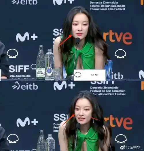 31岁钟楚曦撞上36岁倪妮!你觉得谁驾驭绿色驾驭的更好?