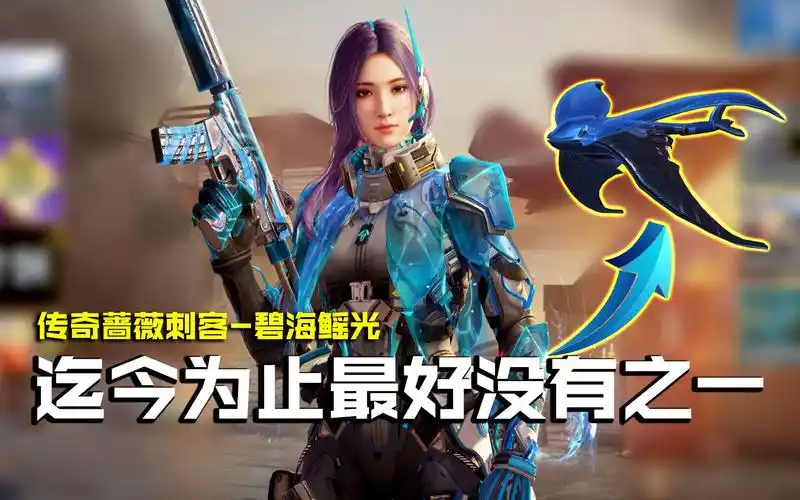 迄今为止最好看的一个皮肤,传奇蔷薇刺客评测【使命召唤手游】