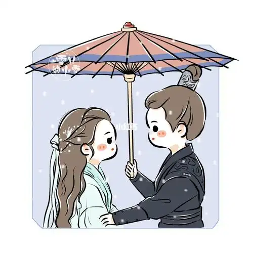 q版头像  #简笔画  #请君  #任嘉伦请君  #李沁请君