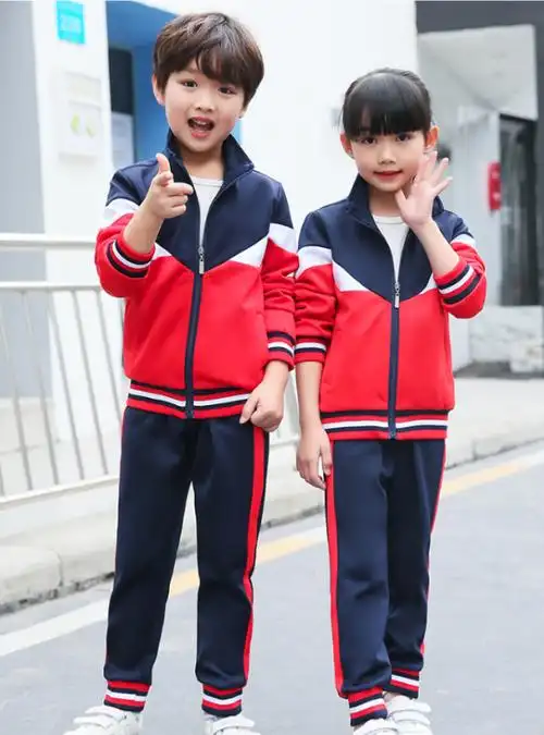 四川小学生校服春秋装小学生男女校服设计厂家定做