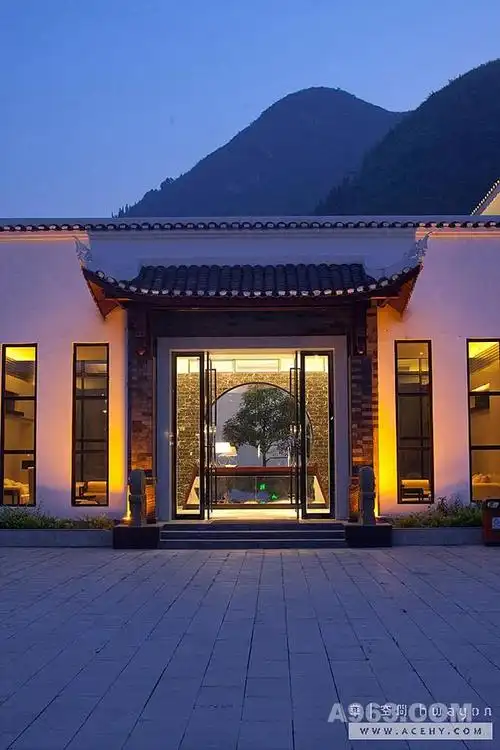 上座会馆建筑设计外观图