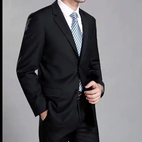 男士职业伴郎服新郎结婚礼服夏新款修身商务正装西服套装休闲西装