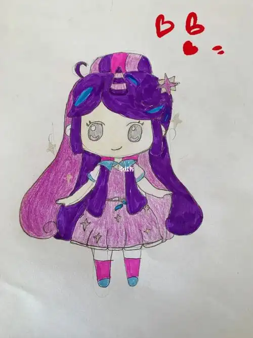 看我画的星光熠熠好看吗