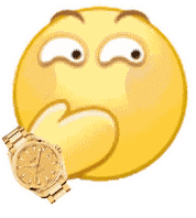 吃惊吓得捂嘴(手上戴着名表)_表情包图片