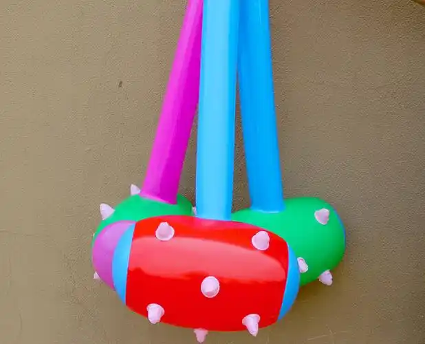 充气气锤 儿童充气锤子狼牙锤吹气玩具 千吨锤1000ton 舞台道具狼牙棒