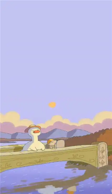 2021超级治愈的鸭鸭卡通手机壁纸