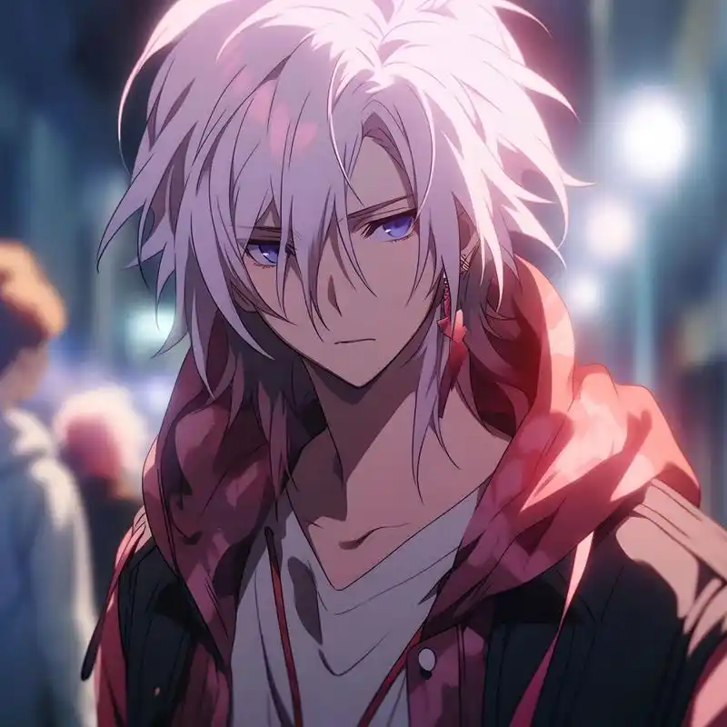 5250白发蓝瞳动漫头像5250 白毛控集合!