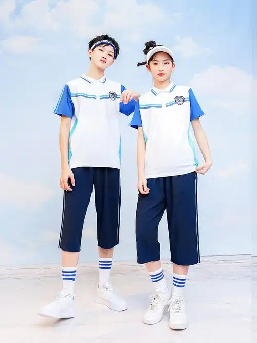 澜洋贝贝夏季校服小学生套装初高中班幼儿园园夏装短袖校服