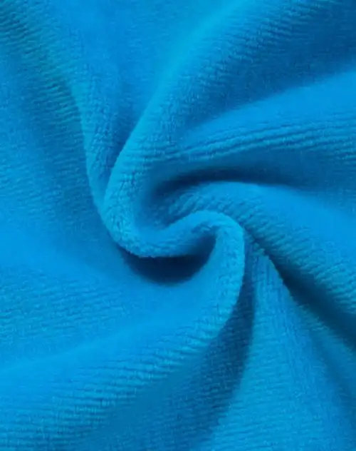 男童湖蓝抓绒裤子