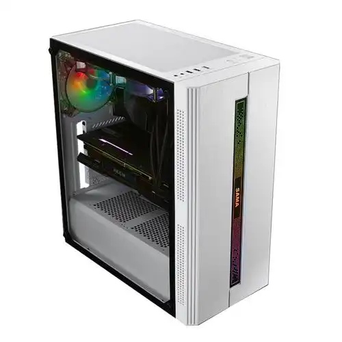 机箱剑魔先马电竞电脑台式玻璃全侧rgb游戏机箱