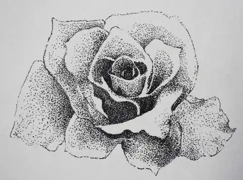 由点构成的图案简笔画