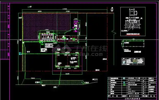 加油站防雷接地平面图