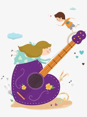 手绘音乐节插画免抠素材免费下载_觅元素51yuansu.com