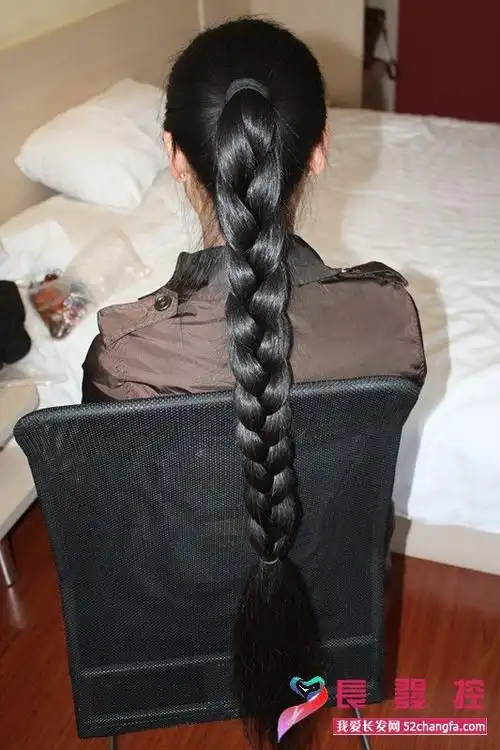 剪北京妹子一米粗发-老高238#(16) 剪发_中国长发