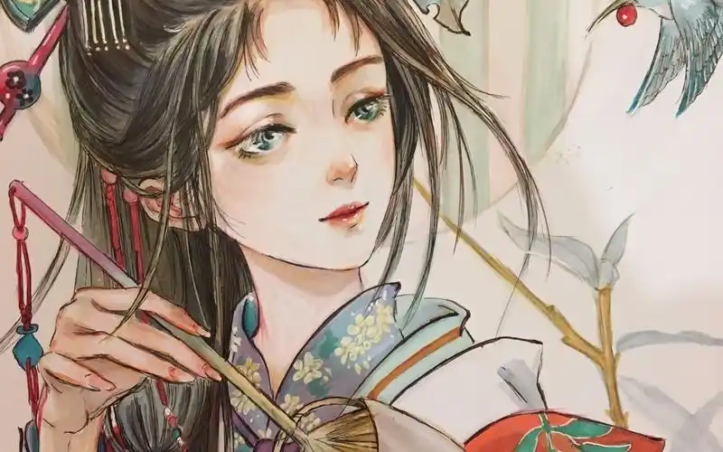 【手绘】古风美人【马克笔】