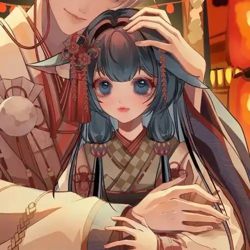 分享搜罗的古风动漫情侣头像不定时更新