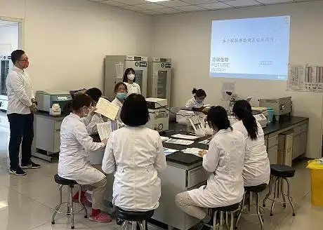 西北妇女儿童医院输血科血小板科室会及实验操作