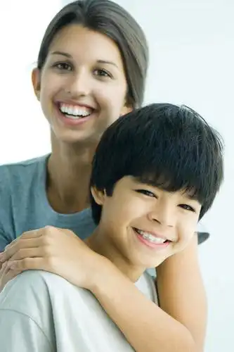 姐弟,可爱,童年,童趣,摄影,影棚,抱着,搂着,童真,烂漫,无邪,天真,男孩