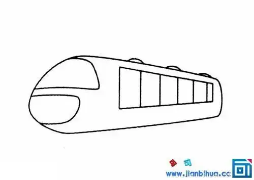 儿童简笔画简单漂亮地铁的画法儿童画法