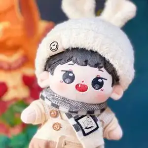 【现货娃】20cm刘昊然棉花娃娃明星毛绒玩偶公仔男裸娃可爱生