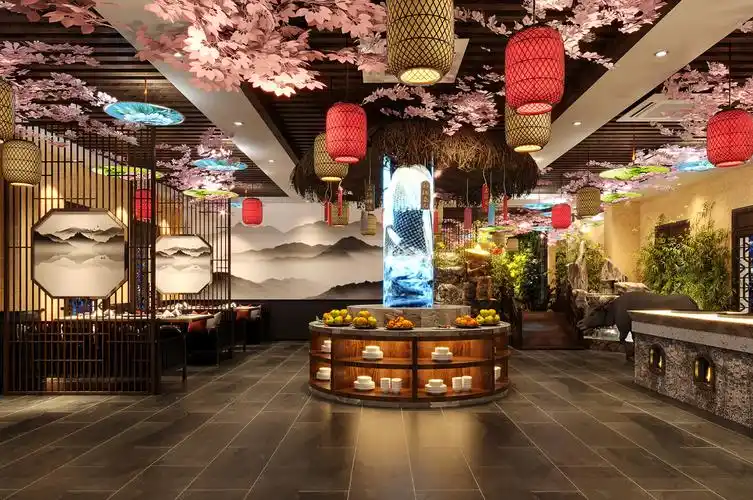 中餐厅装修效果图以现代手法诠释设计效果