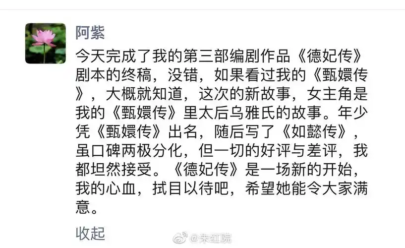 流潋紫新作德妃传