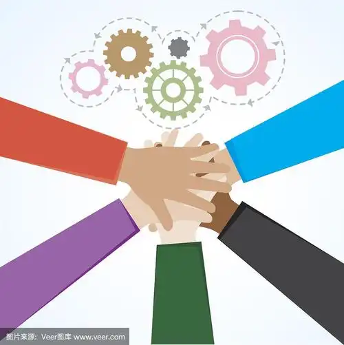 绘画插图,矢量,团队,数字10,可靠性