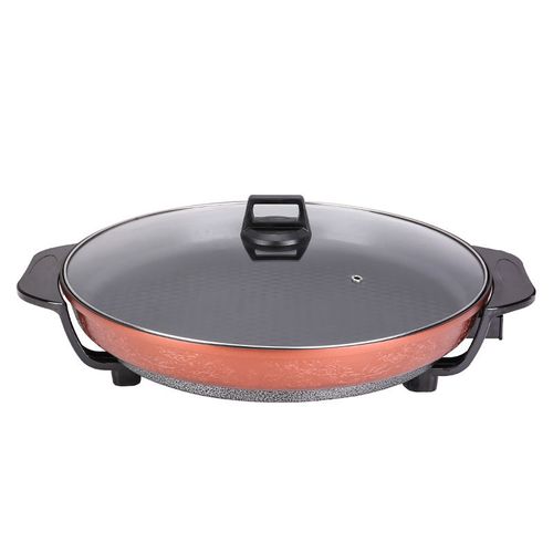 大号电煎锅单面电饼铛多功能商用平底电热锅煎饼锅烙饼锅水煎包锅