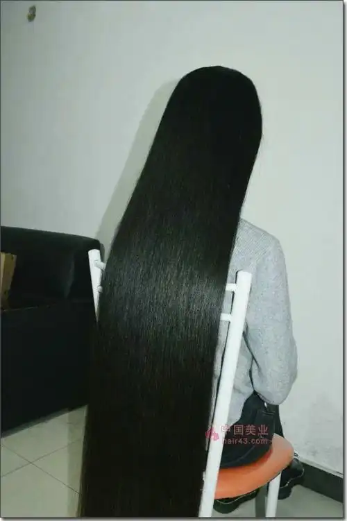 剪去姑娘1.15米超长秀发-狠狠爱李2155