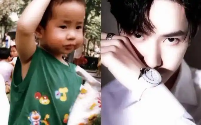 小时候vs长大 #王一博