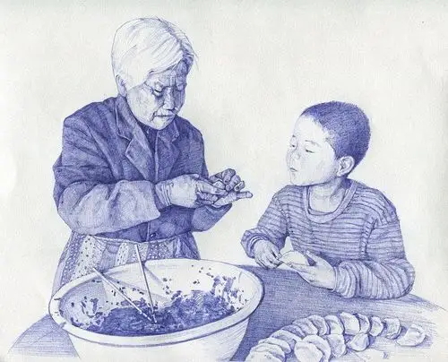 除夕包饺子作文