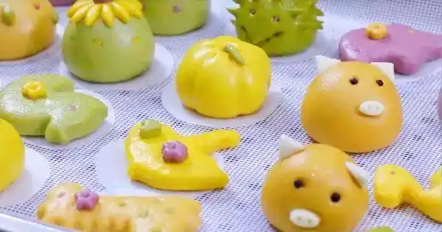 刷爆好友圈的彩色馒头,高颜值纯天然手工美食