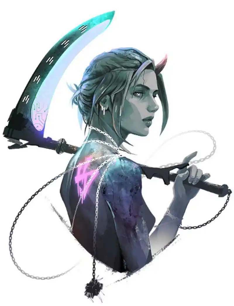 一组炫酷感爆棚的人物插画,by rashed alakroka#插画