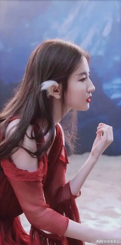 刘亦菲完美侧脸