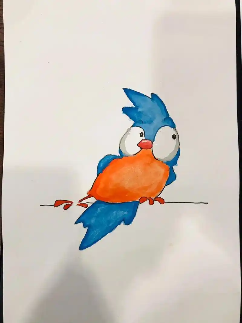 11岁的女儿在德国赚到了人生第一桶"金"从来没学过画画的小胖 - 抖音