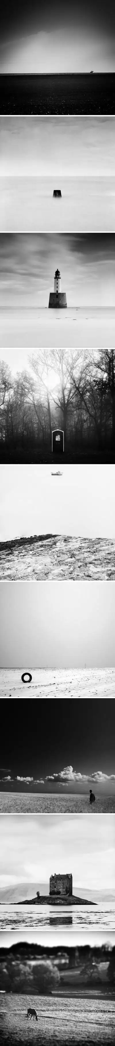 黑白,孤独,安静