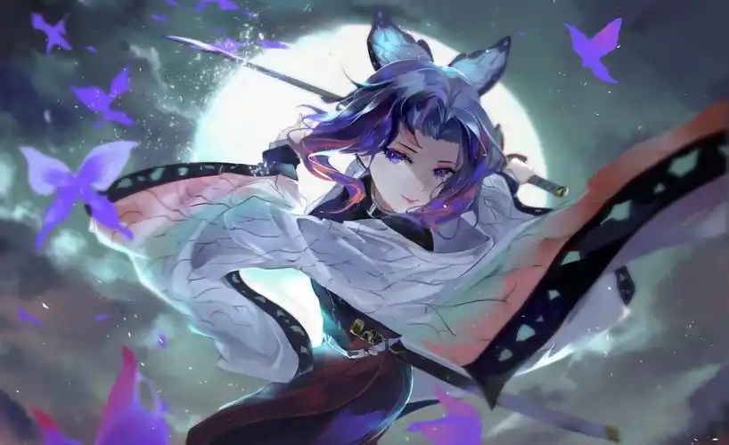 鬼灭之刃 蝴蝶忍 动漫高清壁纸图片合集