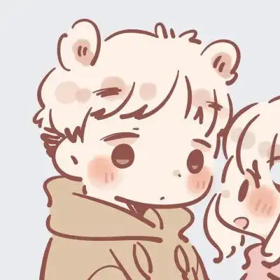 的卡通情侣头像简约手绘呆萌一对让人羡慕的情侣头像抖音卡通可爱的萌