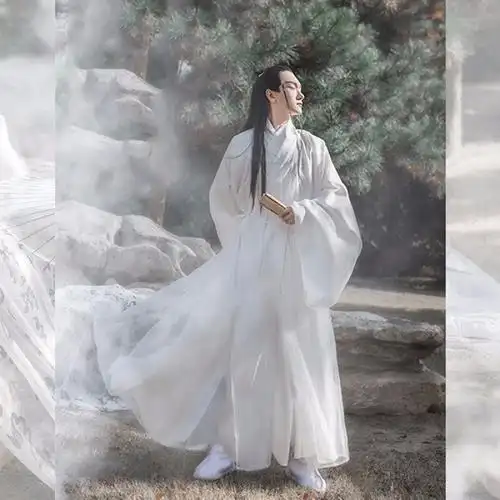 泰瑞格汉服男仙气古装汉服男古风上衣大袖衫男士仙气侠客书生学生夏