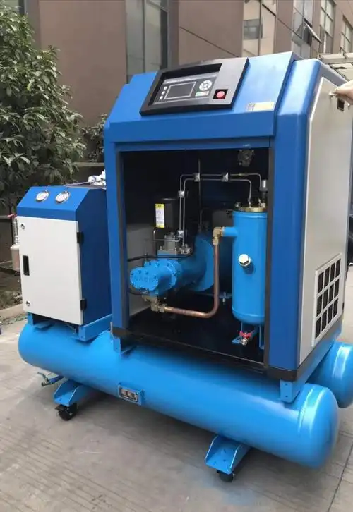 螺杆式空压机永磁变频静音无油