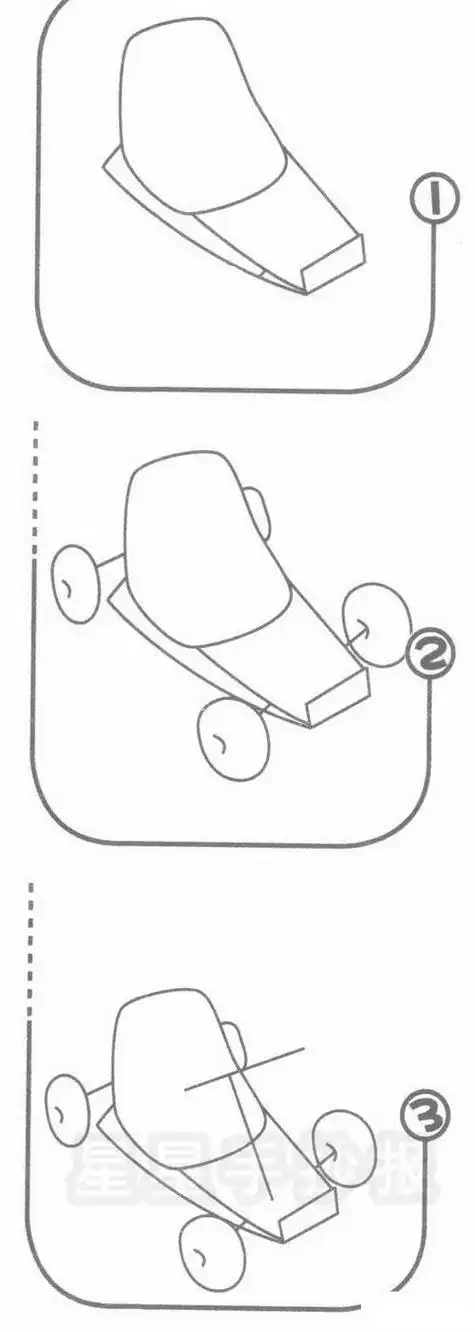 卡丁车简笔画怎么画动漫人物儿童简笔画大全可乐云-日本动漫