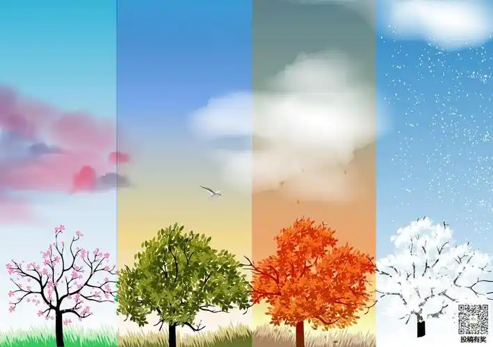 关于四季的作文300字:春夏秋冬的故事