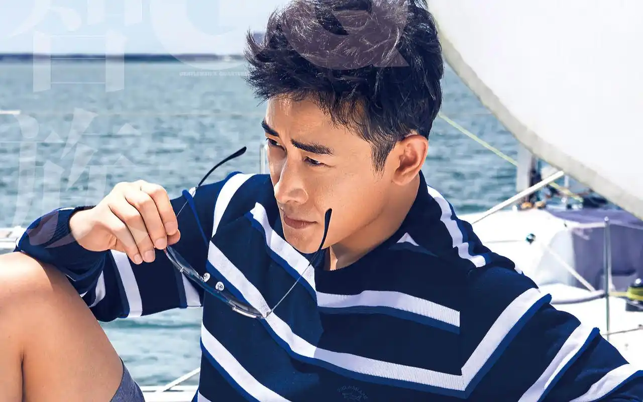 罗晋休闲时尚大片写真图片桌面壁纸