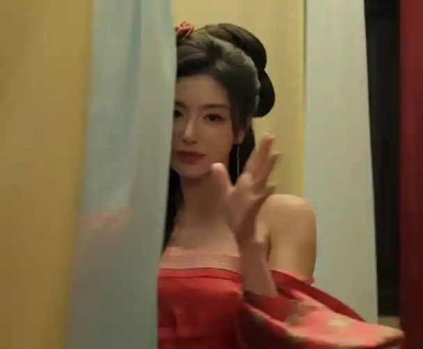 被《墨雨云间》孔雪儿惊艳了,好身材遮不住,红肚兜吊带装太吸睛