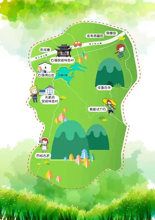 白溪慢生活区·导览图 - 原创作品 - 站酷(zcool)