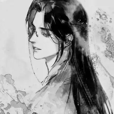 黑白头像男水墨画 男生头像图片大全 -【爱个性】