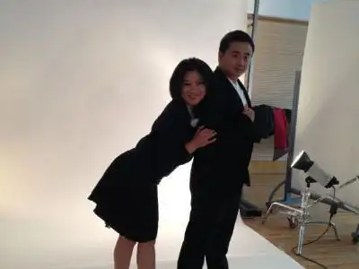 海燕一家旅游照曝光未料她的儿子竟是上海戏剧学院公认的校草