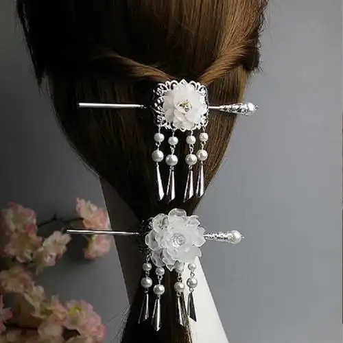 共163 件头饰流苏束发冠相关商品